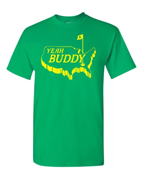 yeah buddy tiger woods masters winner map of united states men's tee shirt 649, White;black
yeah buddy tiger woods masters winner map of united states men's tee shirt 649, White;black