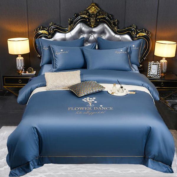 bedding sets embroidery long staple cotton four piece set of quilt cover fitted sheet pure color bed luxury
bedding sets embroidery long staple cotton four piece set of quilt cover fitted sheet pure color bed luxury