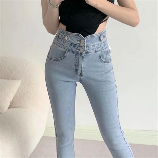 women's jeans pencil pants show thin denim high waist and feet female 2021 tight burrs nine points three grain of, Blue
women's jeans pencil pants show thin denim high waist and feet female 2021 tight burrs nine points three grain of, Blue