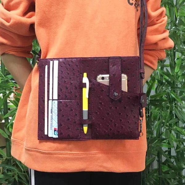 wallets s ostrich phone bag crossbody business lady credit id card wallet for women, Red;black
wallets s ostrich phone bag crossbody business lady credit id card wallet for women, Red;black