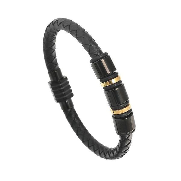beaded, strands 2021 men's stainless steel bracelet woven leather fashion jewelry wholesale, Black
beaded, strands 2021 men's stainless steel bracelet woven leather fashion jewelry wholesale, Black