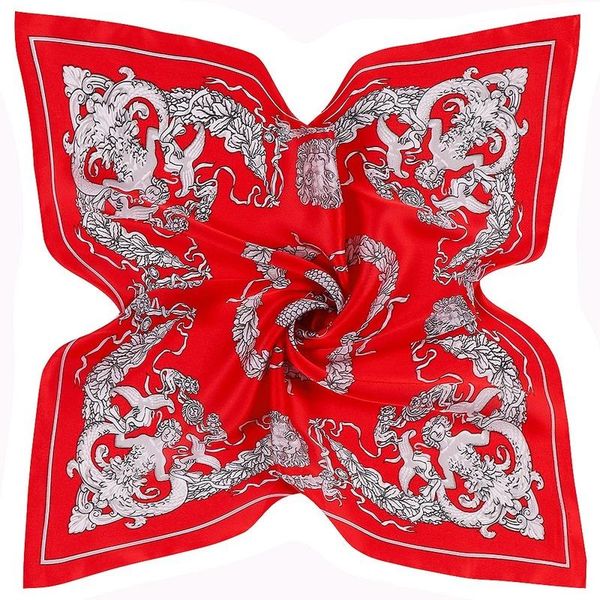 scarves matagorda 53cm woman scarf small square animal lion printing silk satin soft neckerchief work clothes accessories, Blue;gray
scarves matagorda 53cm woman scarf small square animal lion printing silk satin soft neckerchief work clothes accessories, Blue;gray