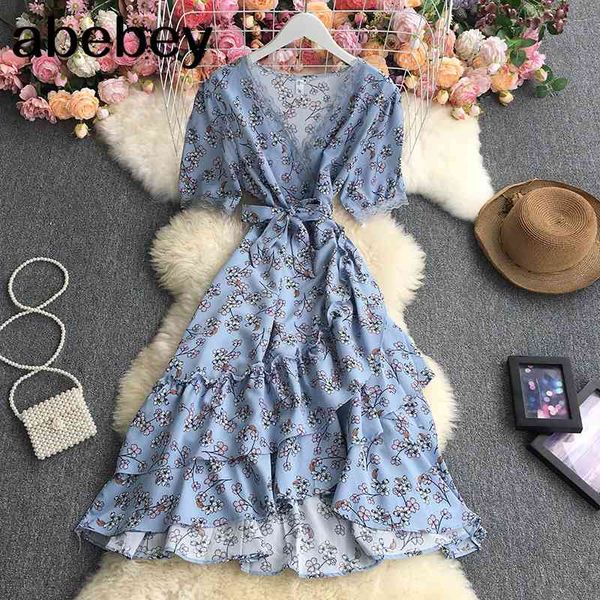 summer temperament v-neck short sleeve dress high waist lace up irregular ruffles print mid-length a-line dress 210715, Black;gray
summer temperament v-neck short sleeve dress high waist lace up irregular ruffles print mid-length a-line dress 210715, Black;gray