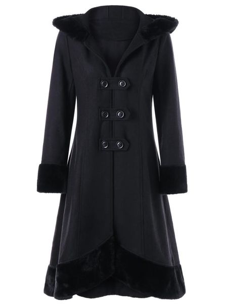women's wool & blends womens fashion female bandage button slim overcoat long coats jackets outerwear winter clothing, Black
women's wool & blends womens fashion female bandage button slim overcoat long coats jackets outerwear winter clothing, Black