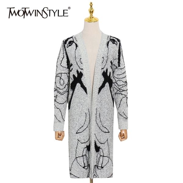 casual print character knitted cardigans for women v neck long sleeve slim sweater female fashion clothing 210524, White
casual print character knitted cardigans for women v neck long sleeve slim sweater female fashion clothing 210524, White