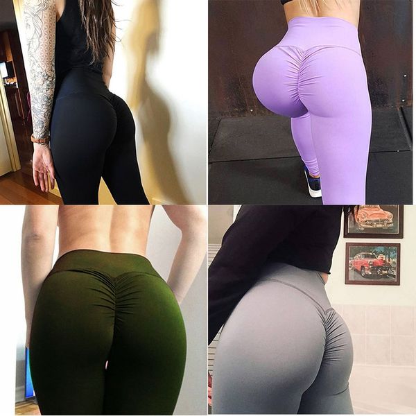 fashion hip lift slim sports leggings solid color pants gym pants bodybuilding tights women sport fitness push up elastic legings, Black
fashion hip lift slim sports leggings solid color pants gym pants bodybuilding tights women sport fitness push up elastic legings, Black
