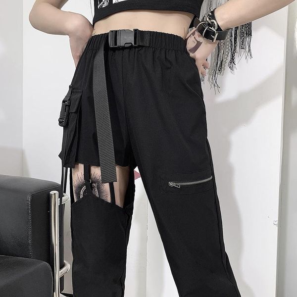 women's pants & capris aiiou summer long for women black gothic punk streetwear one side hollow out harajuku hole pockets zipper fashio, Black;white
women's pants & capris aiiou summer long for women black gothic punk streetwear one side hollow out harajuku hole pockets zipper fashio, Black;white
