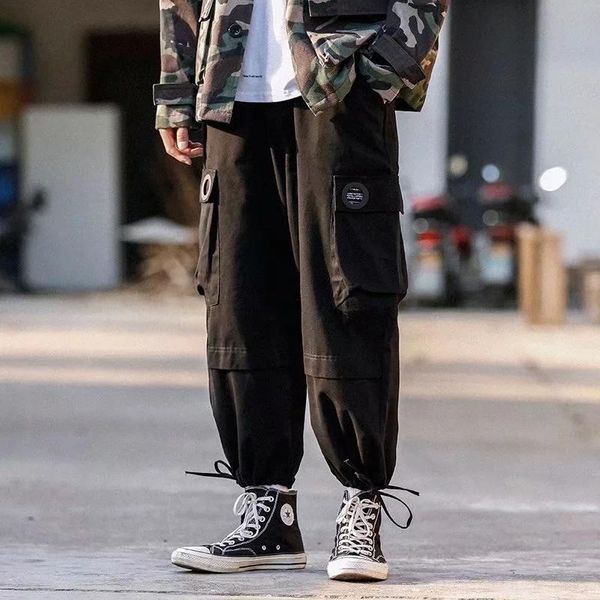 streetwear japanese style cargo pants vintage baggy trousers hip hop joggers men 3xl plus size casual pantalon homme men's, Black
streetwear japanese style cargo pants vintage baggy trousers hip hop joggers men 3xl plus size casual pantalon homme men's, Black