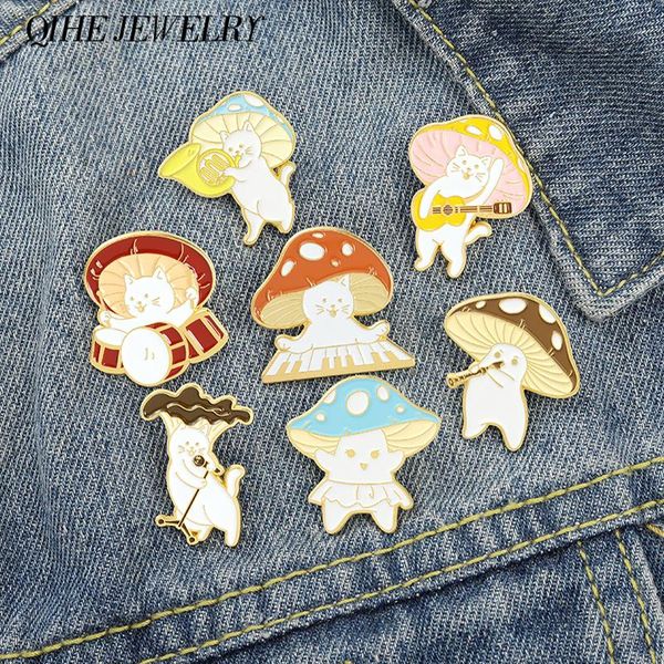 pins, brooches mushroom enamel lapel pins cat playing music brooch dancing badges guitar drum kit saxophone electronic organ gift friend, Gray
pins, brooches mushroom enamel lapel pins cat playing music brooch dancing badges guitar drum kit saxophone electronic organ gift friend, Gray
