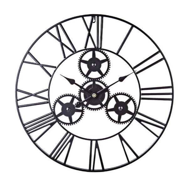 wall clocks 1pcs 50cm 20-inch wrought iron hollow gear roman numerals clock silent for home decor - black/golden/sliver
wall clocks 1pcs 50cm 20-inch wrought iron hollow gear roman numerals clock silent for home decor - black/golden/sliver