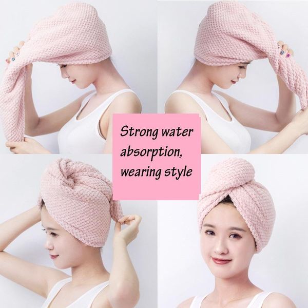 pineapple grid dry hair cap strong water absorption and quick-drying thickened long short shower towel tow caps
pineapple grid dry hair cap strong water absorption and quick-drying thickened long short shower towel tow caps