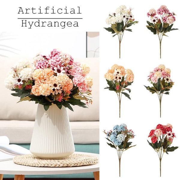 decorative flowers & wreaths 15 artificial hydrangea handicraft silk daisy bridal bouquet floral arrangement wedding favor party supplies
decorative flowers & wreaths 15 artificial hydrangea handicraft silk daisy bridal bouquet floral arrangement wedding favor party supplies