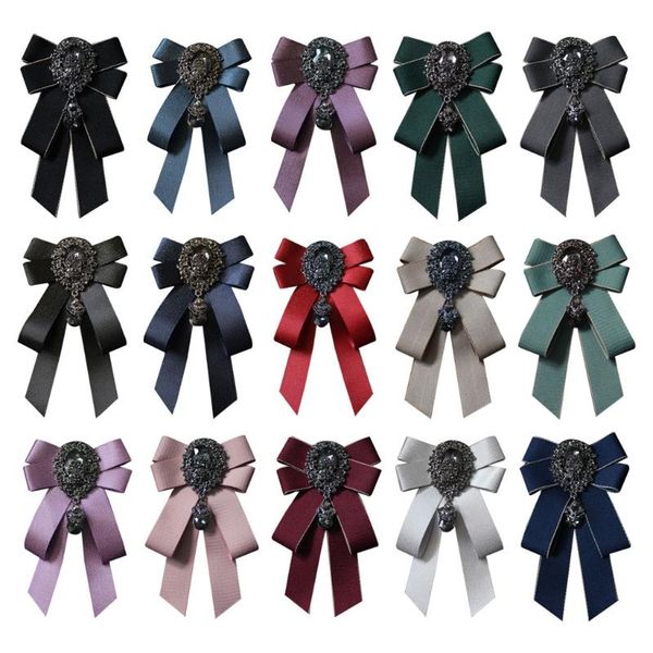 pins, brooches fashion men women ribbon bow tie rhinestone crystal brooch pin luxury wedding adjustable bowties formal party handmade neckti, Gray
pins, brooches fashion men women ribbon bow tie rhinestone crystal brooch pin luxury wedding adjustable bowties formal party handmade neckti, Gray