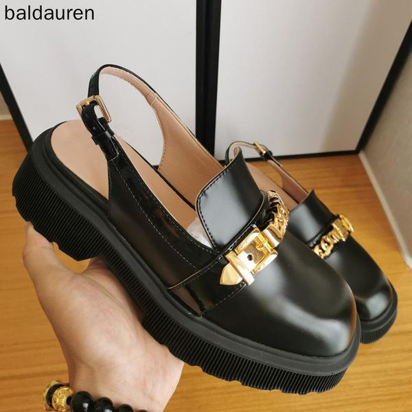 sandals brand high quailty genuine leather shoes office lady mary janes women saldals platorm metal decoration buckle female, Black
sandals brand high quailty genuine leather shoes office lady mary janes women saldals platorm metal decoration buckle female, Black