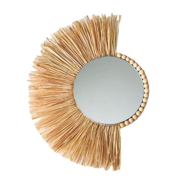 mirrors wall mirror straw woven hanging handmade wall-mounted round makeup bedroom living room decoration
mirrors wall mirror straw woven hanging handmade wall-mounted round makeup bedroom living room decoration