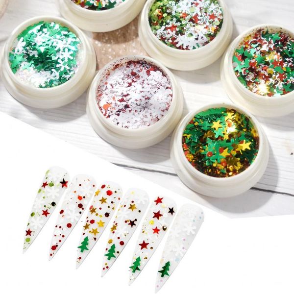 nail art decorations 6 color christmas tree sequins snowflake jewelry patches set, Silver;gold
nail art decorations 6 color christmas tree sequins snowflake jewelry patches set, Silver;gold