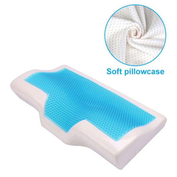 pillow 1 pcs orthopedic gel memory foam ice-cool anti-snore neck ergonomic cervical rest sleeping pillows home beddings
pillow 1 pcs orthopedic gel memory foam ice-cool anti-snore neck ergonomic cervical rest sleeping pillows home beddings