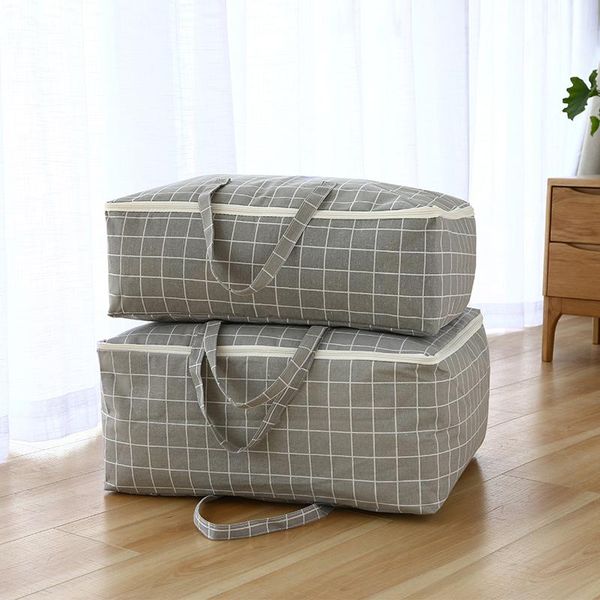 japanese style cotton and linen storage bag clothes cloth quilt finishing clothing waterproof duffel bags
japanese style cotton and linen storage bag clothes cloth quilt finishing clothing waterproof duffel bags