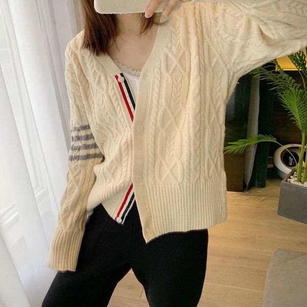 tb college style color woven belt net red twisted sweater 2021 early autumn new knitted lazy cardigan jacket women, White;black
tb college style color woven belt net red twisted sweater 2021 early autumn new knitted lazy cardigan jacket women, White;black