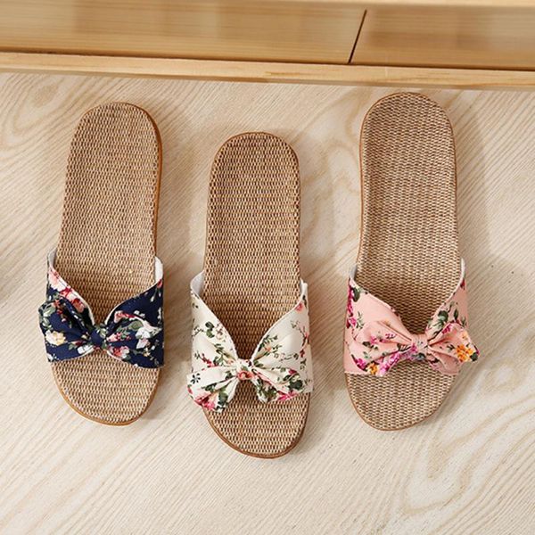 women linen slippers 2021 summer retro bow casual beach shoes indoor bohemian floral sandals, Black
women linen slippers 2021 summer retro bow casual beach shoes indoor bohemian floral sandals, Black