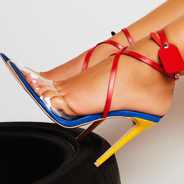 dress shoes women high heels transparent pumps ladies stiletto extreme wedding pvc sandals 41, Black
dress shoes women high heels transparent pumps ladies stiletto extreme wedding pvc sandals 41, Black
