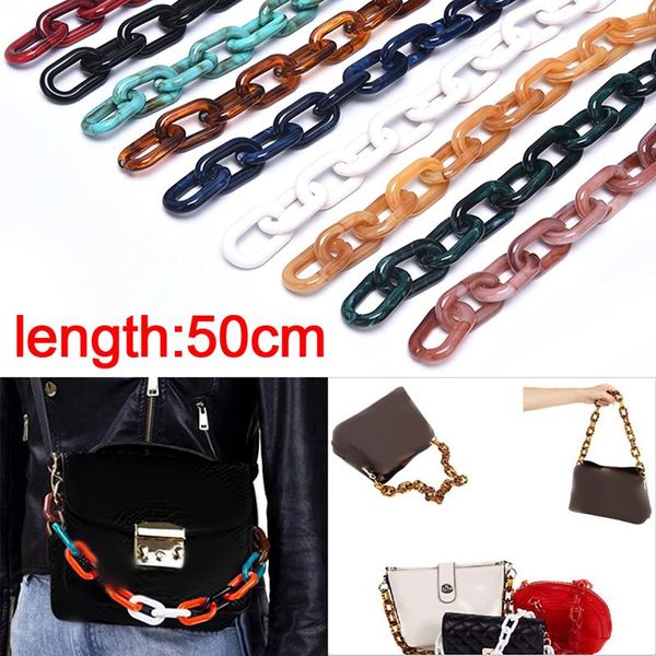 bag parts & accessories 1pcs multicolor acrylic resin chain strap for handbags chains plastic bags women, Black
bag parts & accessories 1pcs multicolor acrylic resin chain strap for handbags chains plastic bags women, Black