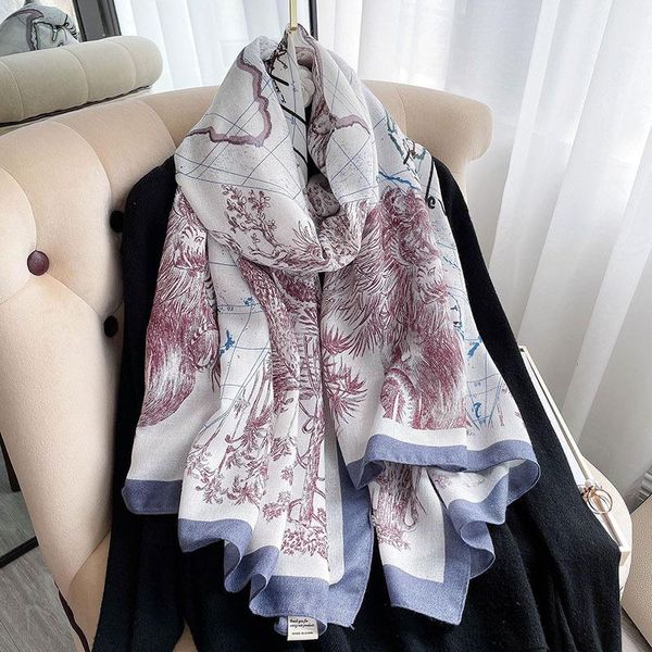 scarves winter scarf women design brand fashion letter print cotton hijabs for ladies shawls and wraps pashmina 2021 echarpe, Blue;gray
scarves winter scarf women design brand fashion letter print cotton hijabs for ladies shawls and wraps pashmina 2021 echarpe, Blue;gray