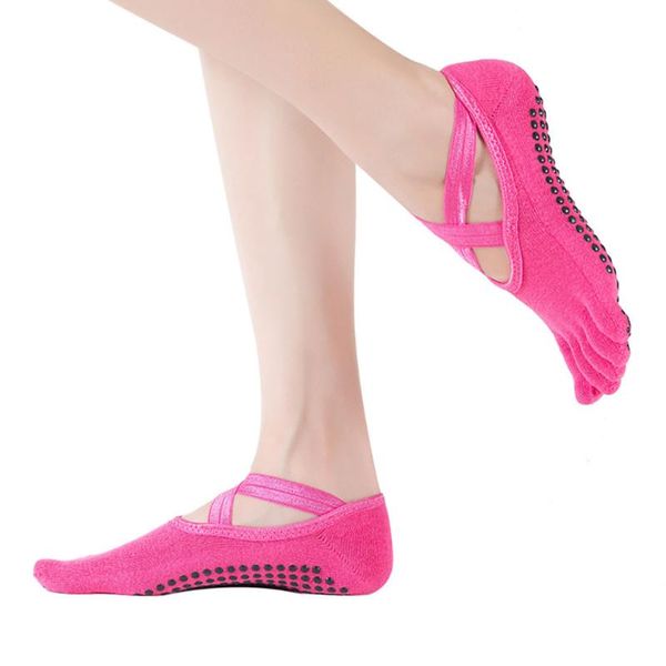 kokossi five toe cross yoga socks soft breathable skin-friendly dance non-slip pvc harmless elasticity sport sports, Black
kokossi five toe cross yoga socks soft breathable skin-friendly dance non-slip pvc harmless elasticity sport sports, Black