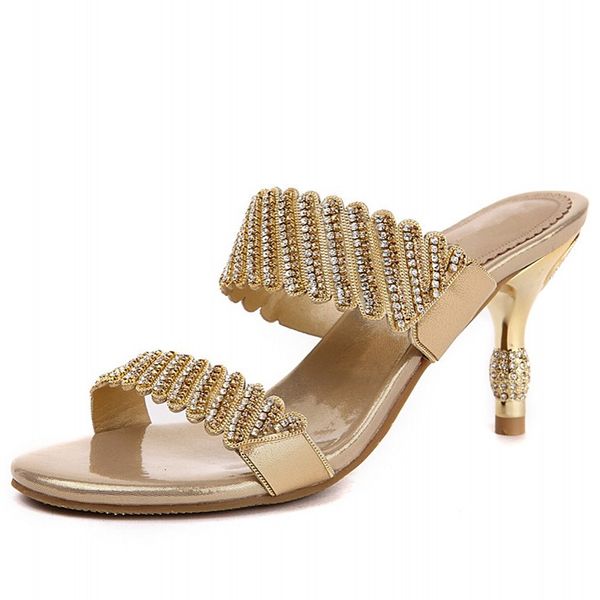 women slippers rhinestone ladies outdoor party dress shoes bling bling women shoes fashion funny slides high heels c0060, Black
women slippers rhinestone ladies outdoor party dress shoes bling bling women shoes fashion funny slides high heels c0060, Black