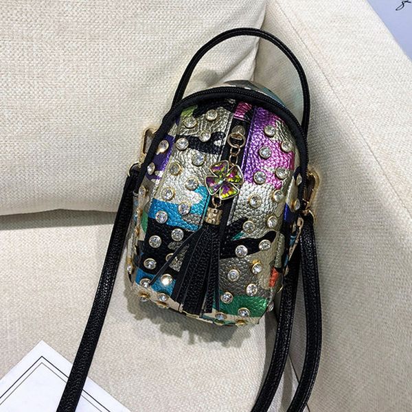 tassel womens messenger bags small colorful punk rivet diamond shoulder bags for female crossbody bag mini tote purse for phone
tassel womens messenger bags small colorful punk rivet diamond shoulder bags for female crossbody bag mini tote purse for phone