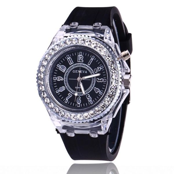 party favor colorful rhinestone led sport watches luminous glowing women quartz watch ladies silicone wristwatches
party favor colorful rhinestone led sport watches luminous glowing women quartz watch ladies silicone wristwatches