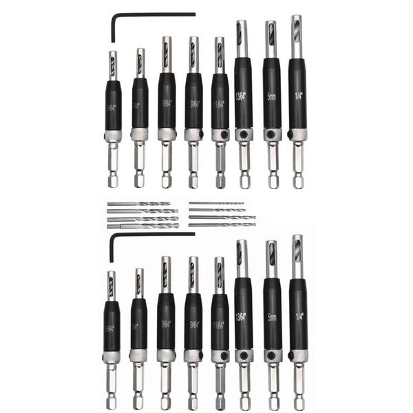professional hand tool sets 8/16pcs self centering hinge drill bits with hex key set hole puncher guide door cabinet woodworking tools
professional hand tool sets 8/16pcs self centering hinge drill bits with hex key set hole puncher guide door cabinet woodworking tools