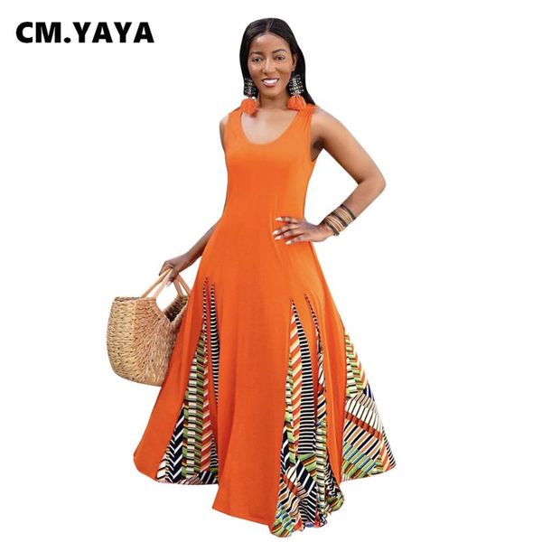casual dresses cm.yaya women maxi long dress patchwork sleeveless fit and flare loose floor length vintage fashion high streetwear 2021, Black;gray
casual dresses cm.yaya women maxi long dress patchwork sleeveless fit and flare loose floor length vintage fashion high streetwear 2021, Black;gray