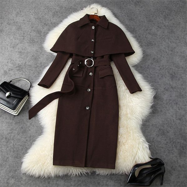 elegant lady autumn superior mantle wool suit women's fashionable clothes office party femme robe dress, Black;gray
elegant lady autumn superior mantle wool suit women's fashionable clothes office party femme robe dress, Black;gray