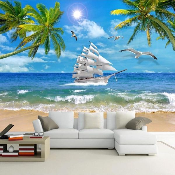 wallpapers beach coconut tree sea view custom 3d po wallpaper murals for living room bedroom wall decoration mural papel de parede
wallpapers beach coconut tree sea view custom 3d po wallpaper murals for living room bedroom wall decoration mural papel de parede