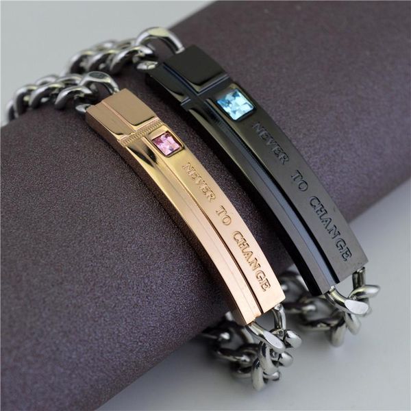 charm bracelets classical never to change couple bracelet with blue pink color crystal stone fashion stainless steel jewelry for women wrist, Golden;silver
charm bracelets classical never to change couple bracelet with blue pink color crystal stone fashion stainless steel jewelry for women wrist, Golden;silver