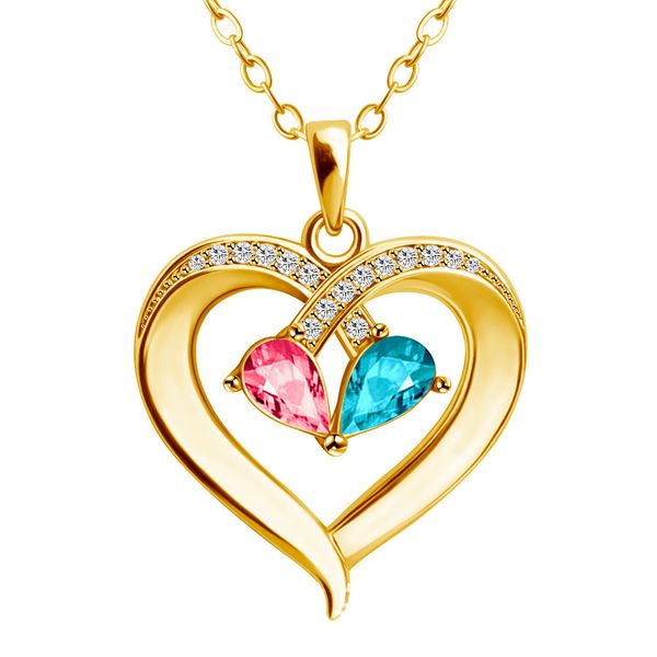 3styles european and american fashion women's love necklace crystal diamond pendant peach heart ruby sapphire jewelry, Silver
3styles european and american fashion women's love necklace crystal diamond pendant peach heart ruby sapphire jewelry, Silver