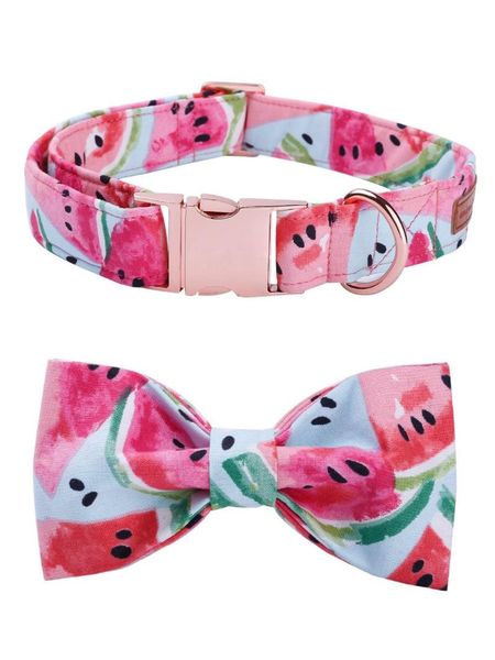 watermelon pink cotton fabric dog collar and leash set with bow tie for big small rose gold metal buckle pet accessories collars & leashes
watermelon pink cotton fabric dog collar and leash set with bow tie for big small rose gold metal buckle pet accessories collars & leashes