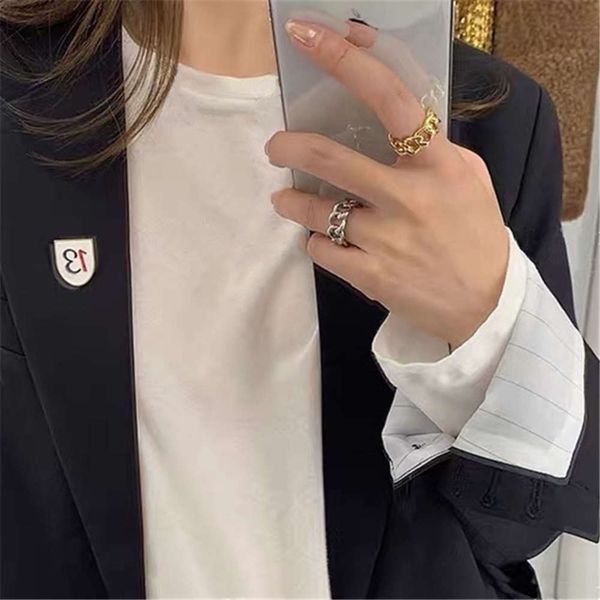 south korea dongdamen hip hop street chain new net red temperament versatile ring, Black
south korea dongdamen hip hop street chain new net red temperament versatile ring, Black