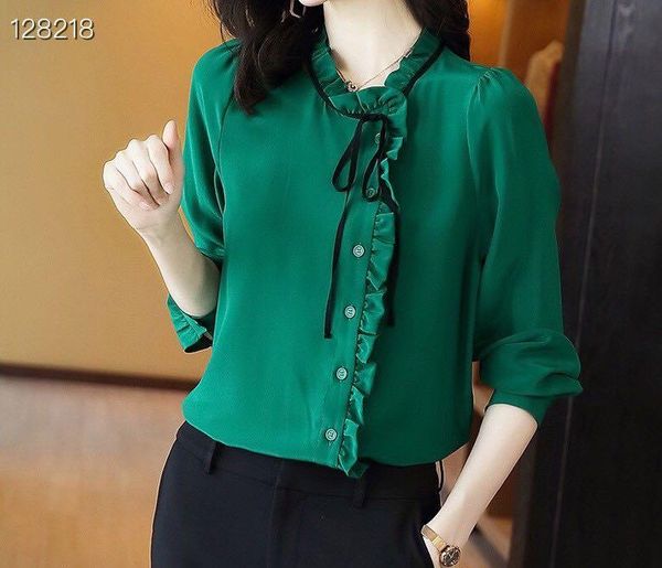 women's blouses & shirts w2109 fashion 2021 runway luxury european design party style clothing, White
women's blouses & shirts w2109 fashion 2021 runway luxury european design party style clothing, White