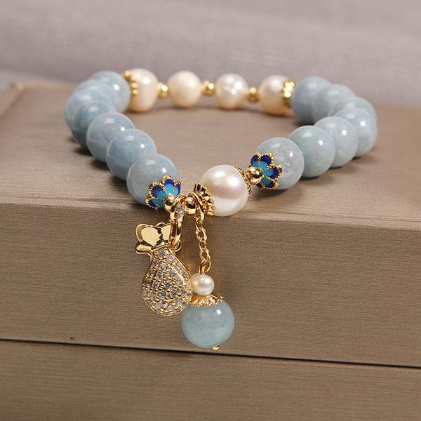 link, chain korean retro multi-color lucky pumpkin crystal stone bracelet for women's single circle friendship blue bracelets jewelry g, Black
link, chain korean retro multi-color lucky pumpkin crystal stone bracelet for women's single circle friendship blue bracelets jewelry g, Black