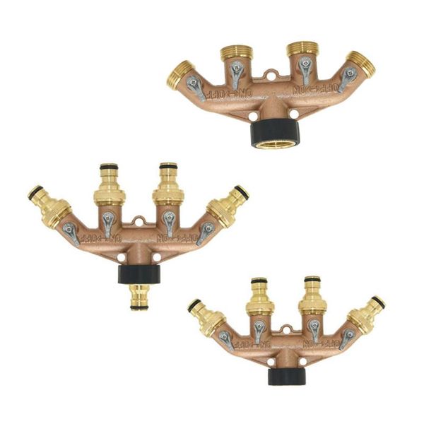 brass 3/4 inch 4-way garden tap hsse water splitter cranes irrigation valve way shunt four outlets 1pcs watering equipments
brass 3/4 inch 4-way garden tap hsse water splitter cranes irrigation valve way shunt four outlets 1pcs watering equipments