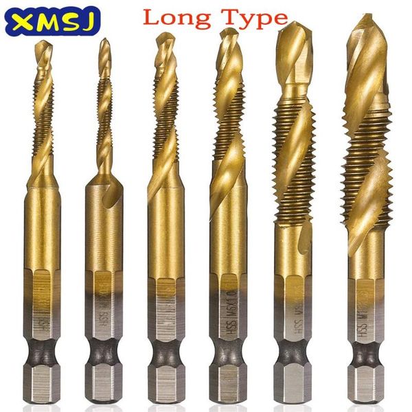 pcs thread metric tap hex shank titanium coated hss screw spiral point plug drill bits se hand tools for chamfer hole tapping
pcs thread metric tap hex shank titanium coated hss screw spiral point plug drill bits se hand tools for chamfer hole tapping