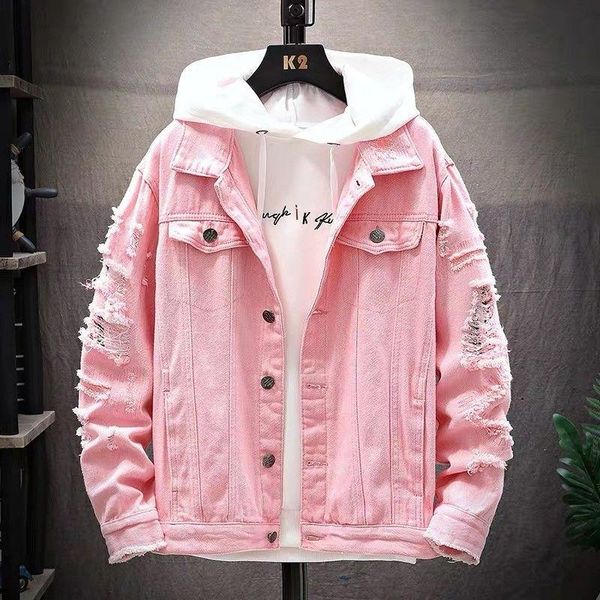 men's jackets spring and autumn loose denim jacket 2021 korean version of the trend all-match handsome clothes youth c060, Black;brown
men's jackets spring and autumn loose denim jacket 2021 korean version of the trend all-match handsome clothes youth c060, Black;brown