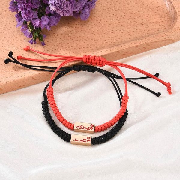 link, chain couple gifts weave bracelet valentine day gift lucky for women men series string simple trend jewelry accessories, Black
link, chain couple gifts weave bracelet valentine day gift lucky for women men series string simple trend jewelry accessories, Black