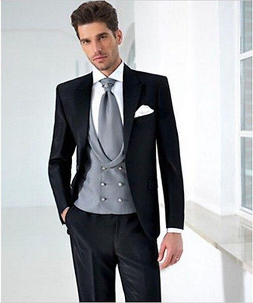 men's 3 piece wedding formal groom tuxedos groomsman man party prom suits c317 & blazers, White;black
men's 3 piece wedding formal groom tuxedos groomsman man party prom suits c317 & blazers, White;black