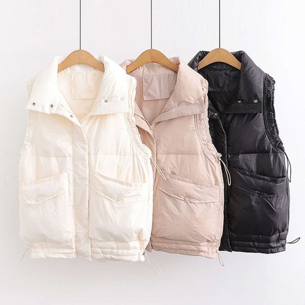 down cotton waistcoat women's short style fashion spring autumn horse outside of small man tide, White
down cotton waistcoat women's short style fashion spring autumn horse outside of small man tide, White