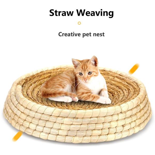 handmade straw pet bed puppy kennel cat nest kitten scratching sleeping mat pets house cats grinding claw cushion pad naturally beds & furni
handmade straw pet bed puppy kennel cat nest kitten scratching sleeping mat pets house cats grinding claw cushion pad naturally beds & furni