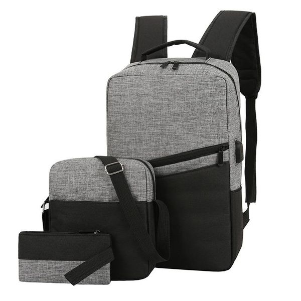 backpack 3pcs/ set boy's school usb charging port men causal crossbody shoulder messenger bag pen pack mochila infantil sac
backpack 3pcs/ set boy's school usb charging port men causal crossbody shoulder messenger bag pen pack mochila infantil sac