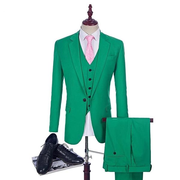 men's suits & blazers 2021 fashion green 3 suit style for man clothes peaked lapel groom tuxedos and groomsman (jacket+vest+pants), White;black
men's suits & blazers 2021 fashion green 3 suit style for man clothes peaked lapel groom tuxedos and groomsman (jacket+vest+pants), White;black